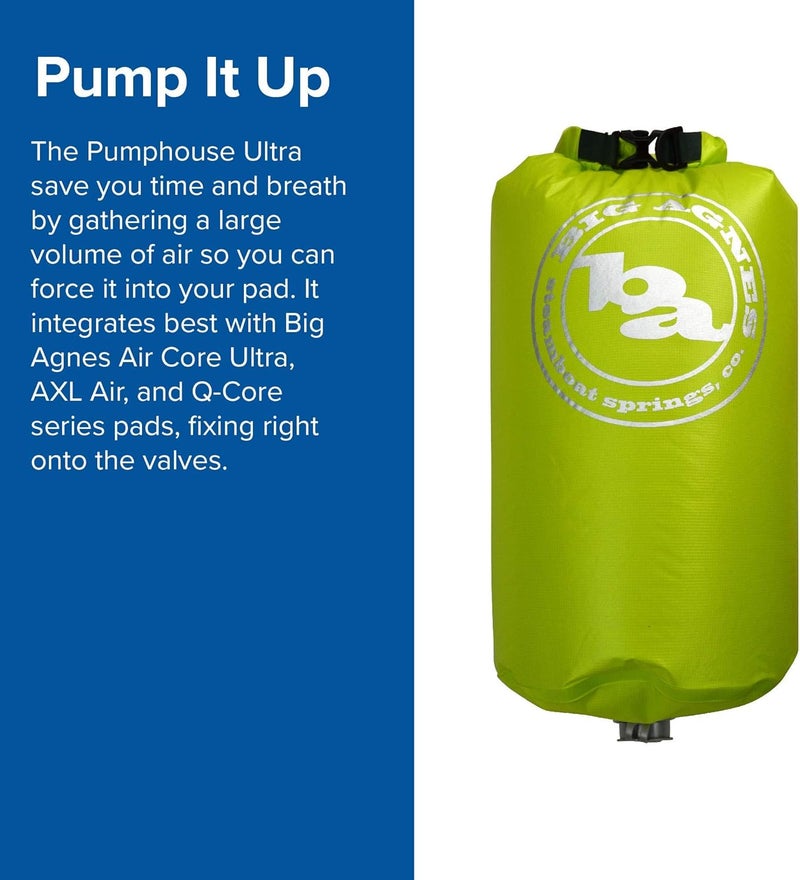 Big Agnes Pumphouse Ultra Multi-Use Sleeping Pad Pump - Image 2