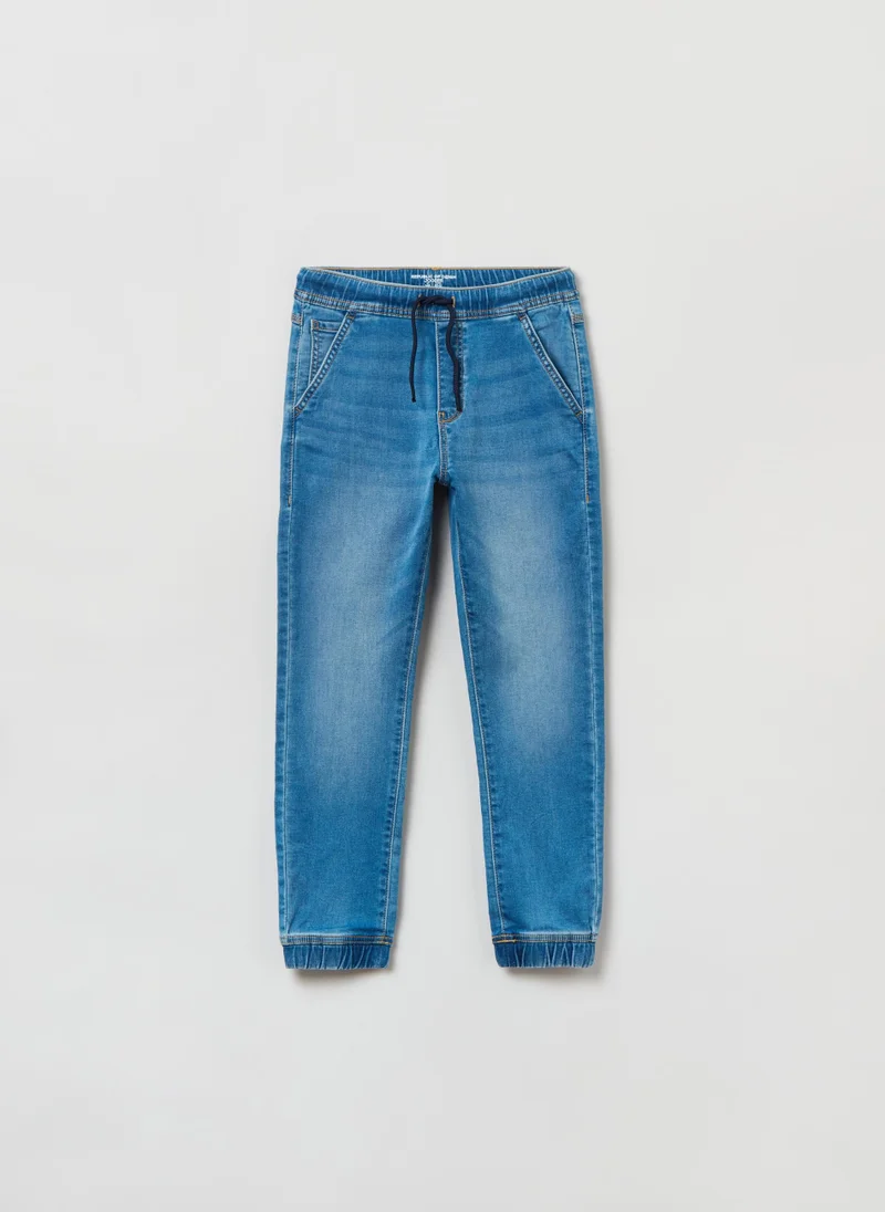 Ovs French terry denim joggers