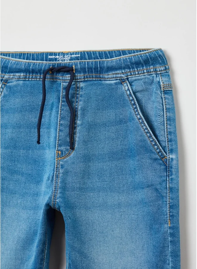 Ovs French terry denim joggers