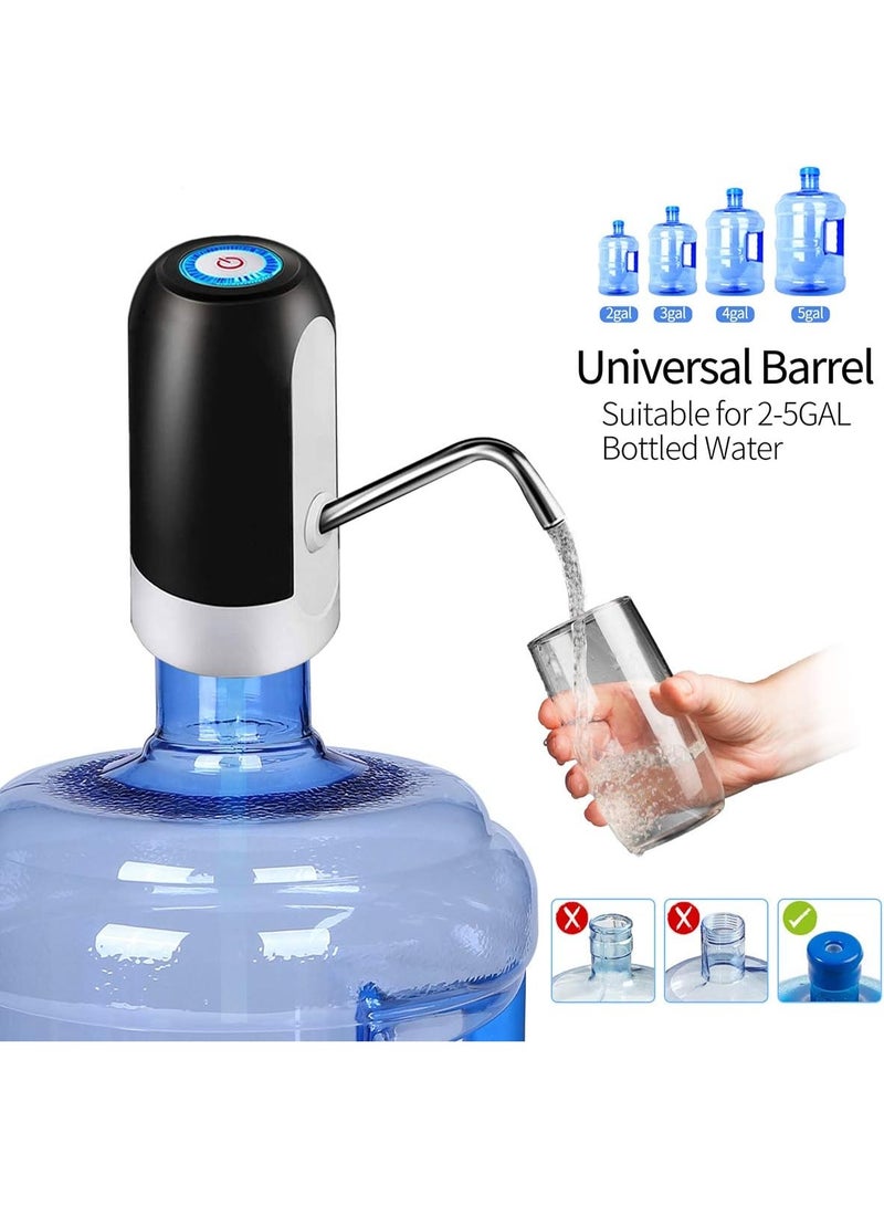 Water Bottle Pump 5 Gallon Water bottle dispenser USB Charging Automatic Drinking Water Pump Portable Electric Water Dispenser Water Bottle Switch - Image 3