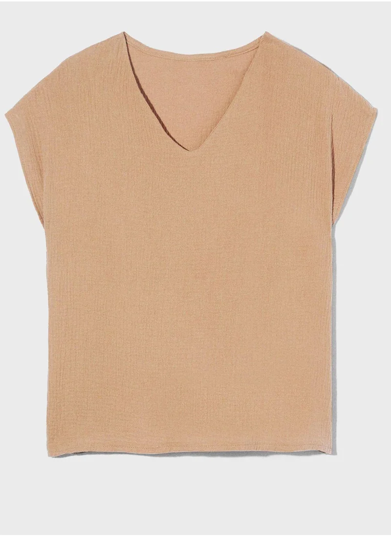 PARFOIS Crew Neck Shirt