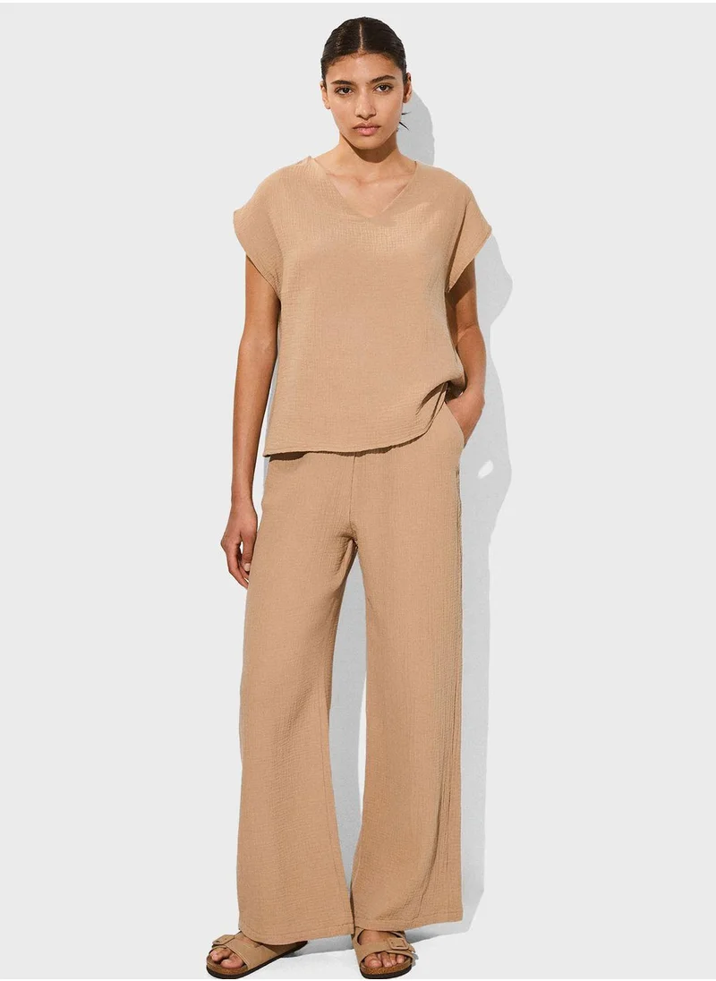 PARFOIS Crew Neck Shirt