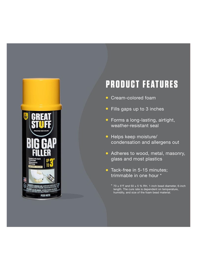 Great Stuff - Big Gap Filler Insulating Foam Sealant 568 G - Image 1
