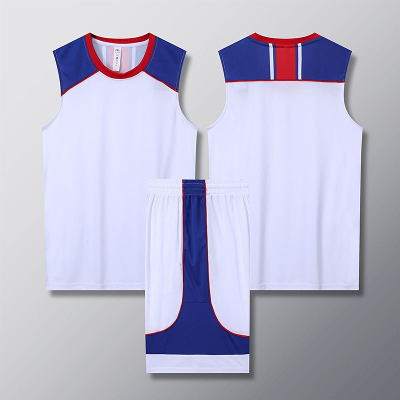 Basketball Uniform Suit Men'S Sports Quick-Drying Game Team Uniform Vest Children'S Basketball Training Uniform Large Size Jersey Sleeveless - Image 1