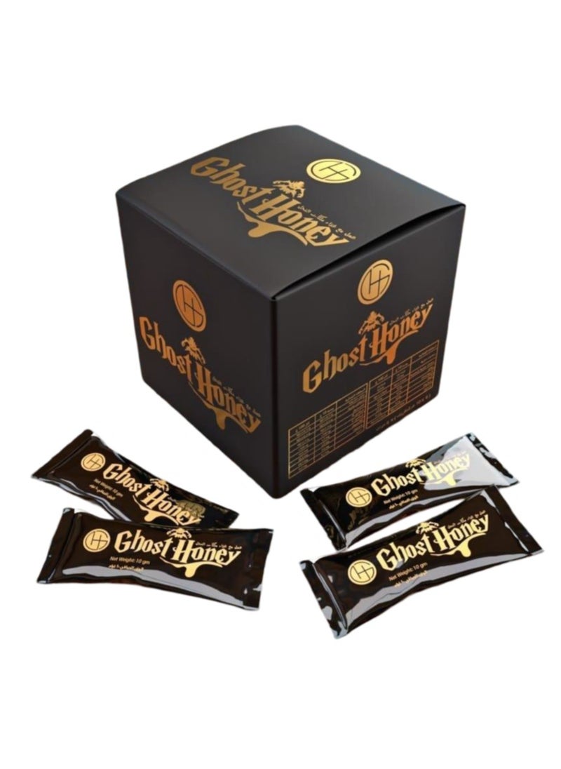GHORI - Ghost Honey Natural 10 gm ( 4*10 gm SACHETS ), Enhancement, Red Ginseng, Royal Jelly - Image 1