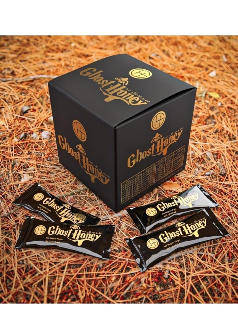 GHORI - Ghost Honey Natural 10 gm ( 4*10 gm SACHETS ), Enhancement, Red Ginseng, Royal Jelly - Image 1