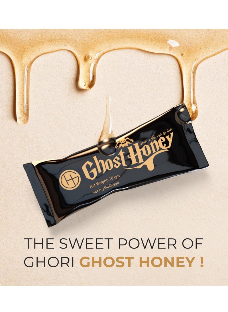 GHORI - Ghost Honey Natural 10 gm ( 4*10 gm SACHETS ), Enhancement, Red Ginseng, Royal Jelly - Image 1