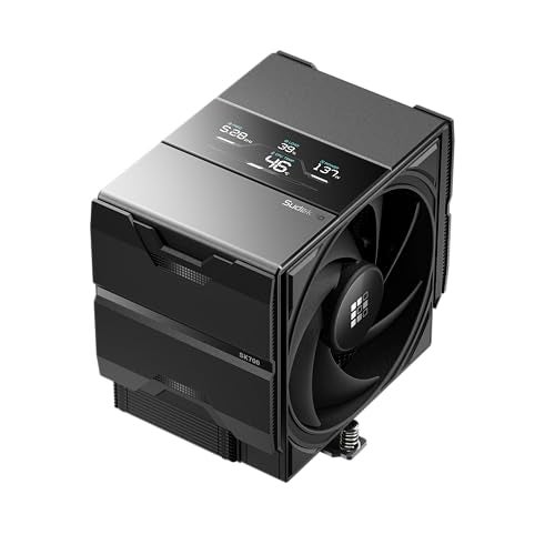Sudokoo SK700V AM5-Designated Digital Air Cooler, Single Tower Design, High Performance M-Winding Tech Fan, 7 Copper Heat Pipes, L-Rail Lock Mount, 220W Heat Dissipation - Image 1