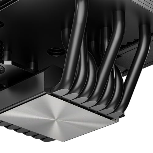 Sudokoo SK700V AM5-Designated Digital Air Cooler, Single Tower Design, High Performance M-Winding Tech Fan, 7 Copper Heat Pipes, L-Rail Lock Mount, 220W Heat Dissipation - Image 4