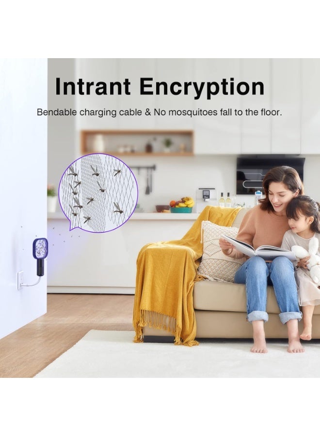 Mosquito and fly swatter and mini fly zapper that works with USB - Image 4