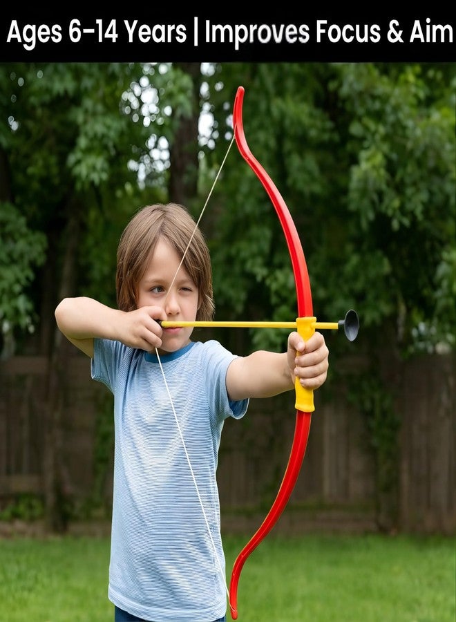 Crackles Super Archery Bow and Arrow Set for Kids with Quiver | Indoor Outdoor Archery Game with 4 Suction Tip Arrows | Boys Toys Age 4-14 Years | Action Adventure Shooting Game Toy - Image 3