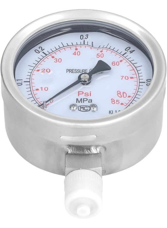 klarako Y?100BF 0?0.6MPa Radial Pressure Gauge Stainless Steel Corrosion?Resistant Shock?Resistant Oil?Filled Vacuum Gauge - Image 3