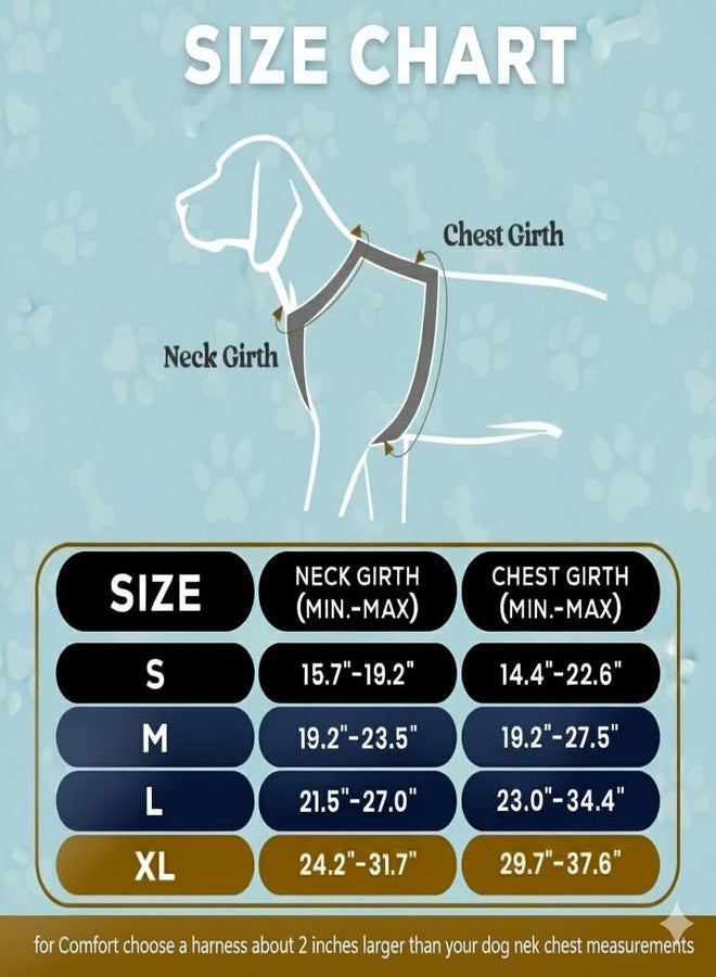 Berlin's PET ACCESSORIES Berlin's Reflective Dog Harness with Leash, No-Pull Adjustable Belt Vest for Small, Medium & Large Dogs, Escape-Proof, Padded Training & Walking Harness (Army 2, Medium Dog (14-22 kg)) - Image 2