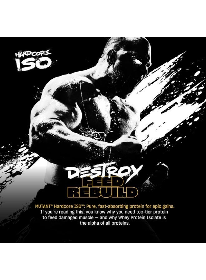 Mutant Hardcore Whey Isolate Protein Coconut Cream 5 lbs - Image 3