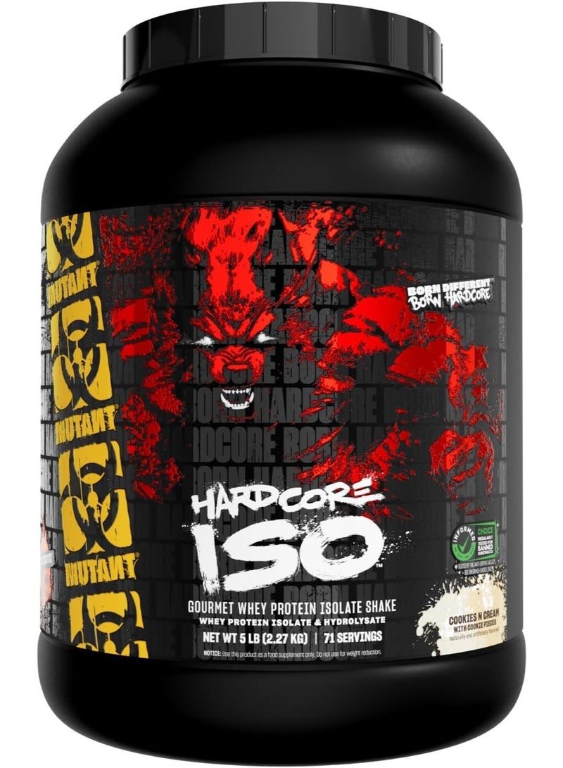 Mutant Hardcore Whey Isolate Protein Coconut Cream 5 lbs - Image 1
