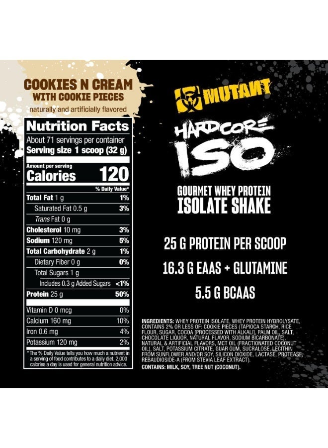 Mutant Hardcore Whey Isolate Protein Coconut Cream 5 lbs - Image 5