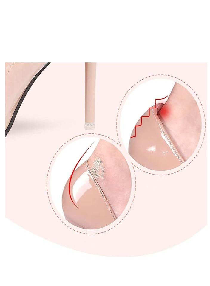Invisible Silicone Gel Heel Sticker, Heel Sticker Silicone Gel Tape Protector, Blister Prevention Bandaids for Feet, Hand Foot Bandage for Calluses Tender Spots Shoe Friction (100cm) - Image 3