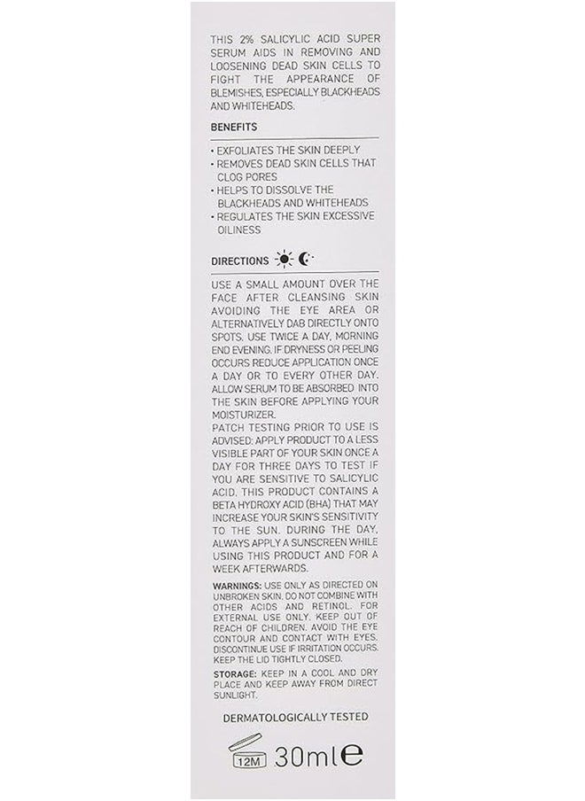 Bio Balance Biobalance Superserum Beta Solution, Pure Salicylic Acid 2%, Natural Product  - Image 3