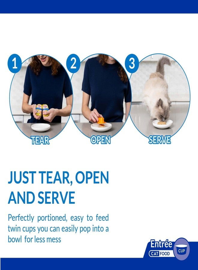INABA Churu Entrée Pate for Cats, Grain-Free, High Protein & Moisture, Prebiotic Wet Cat Food, 1.23oz. per Serving, 12 Servings, Chicken Recipe with Tuna - Image 5