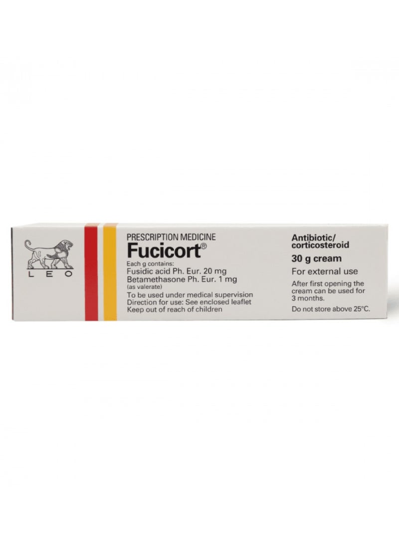 Fucicort Cream for Bacterial Skin Infections - 30g