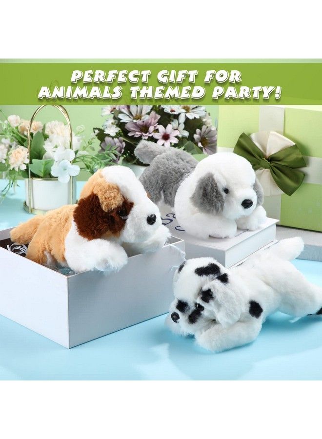 Skylety 3 Pcs 7.87 Inches Dog Stuffed Animal Plush Dog Puppy Soft Plush Dog Pillow Toy Fluffy Puppy Set For Girls Kids Dog Theme Party Favor Birthday Baby Room Home Decor (St. Bernard Shepherd Spotted Dog) - Image 5