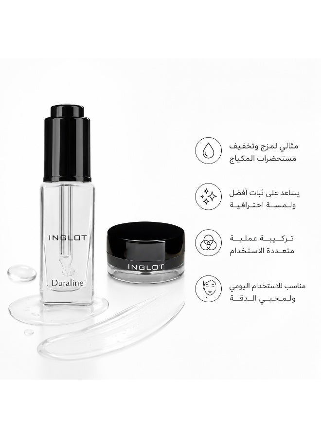 AMC Eyeliner Gel 77 Black + Duraline Liquid Sealer Clear 9ml