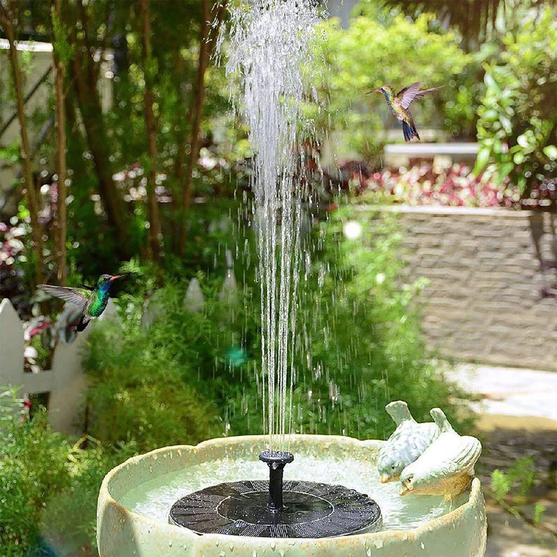 مضخة فواكه شمسية منعشة، مضخة مياه لحوض الطيور المطفوحة للمنزل الخارجي والحديقة والمحيط والمسبح ومزينة حوض الأسماك - Image 5