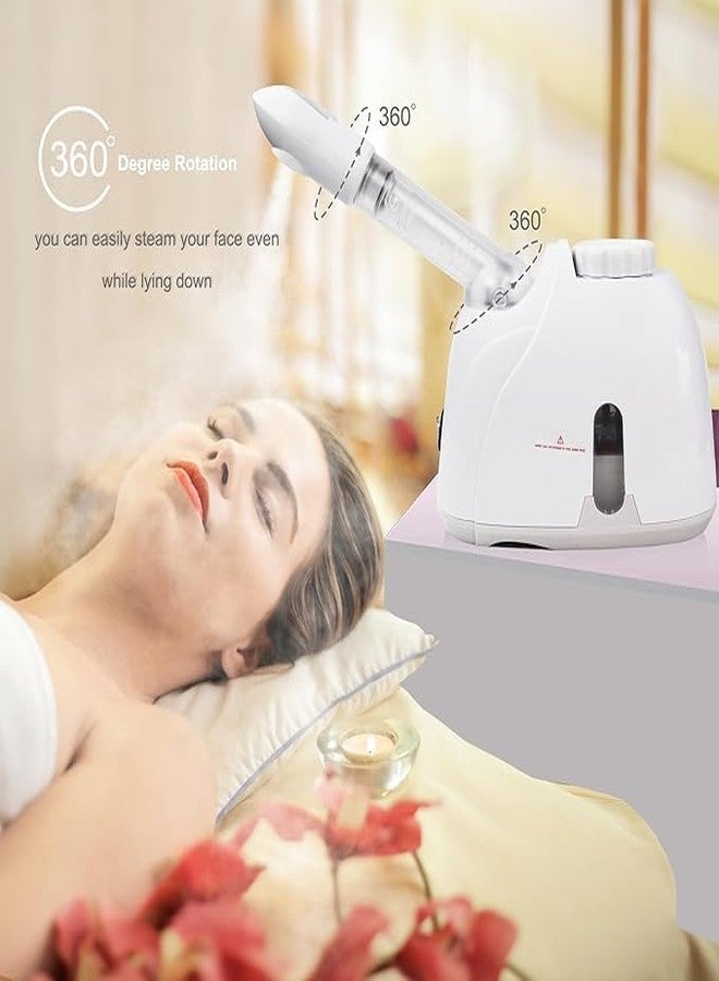 PEACORA Facial Steamers With 360° Rotatable Sprayer, Face Steamer for Facial Deep Cleaning, Hot Mist Humidifier Steamer for Face Spa Sinuses Moisturizing, Homeuse or Salon - Image 4