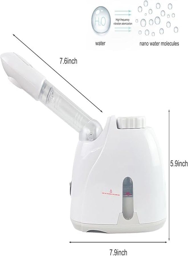 PEACORA Facial Steamers With 360° Rotatable Sprayer, Face Steamer for Facial Deep Cleaning, Hot Mist Humidifier Steamer for Face Spa Sinuses Moisturizing, Homeuse or Salon - Image 2