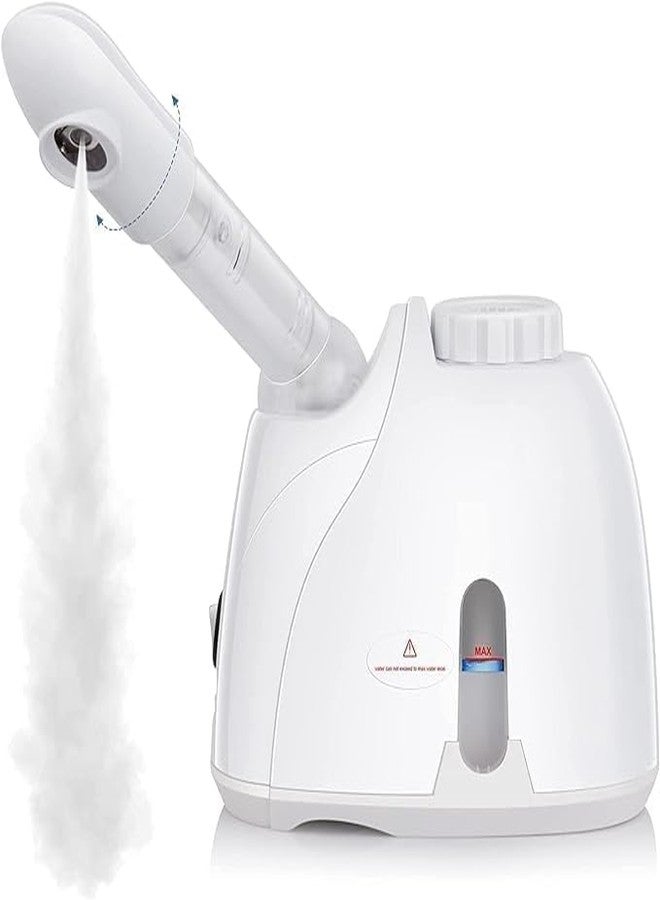 PEACORA Facial Steamers With 360° Rotatable Sprayer, Face Steamer for Facial Deep Cleaning, Hot Mist Humidifier Steamer for Face Spa Sinuses Moisturizing, Homeuse or Salon - Image 1