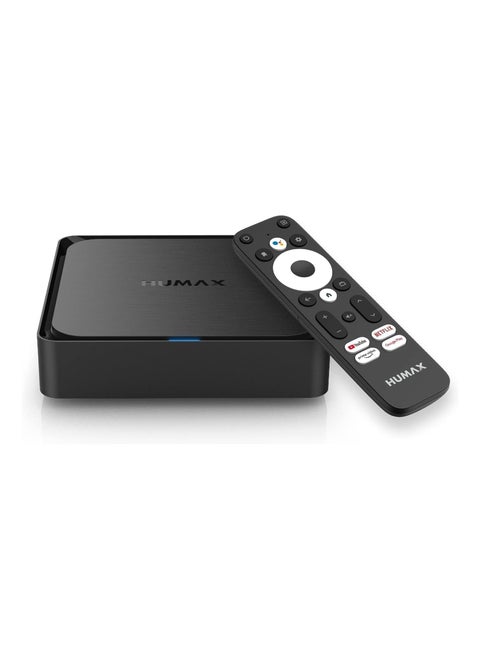 Humax A1 4K Android TV 11 TV Box with Google Voice Assistant Built-in Netflix Prime Video Disney+, WiFi 5 Bluetooth SD Card SlotUSB 3.0, USB 2.0