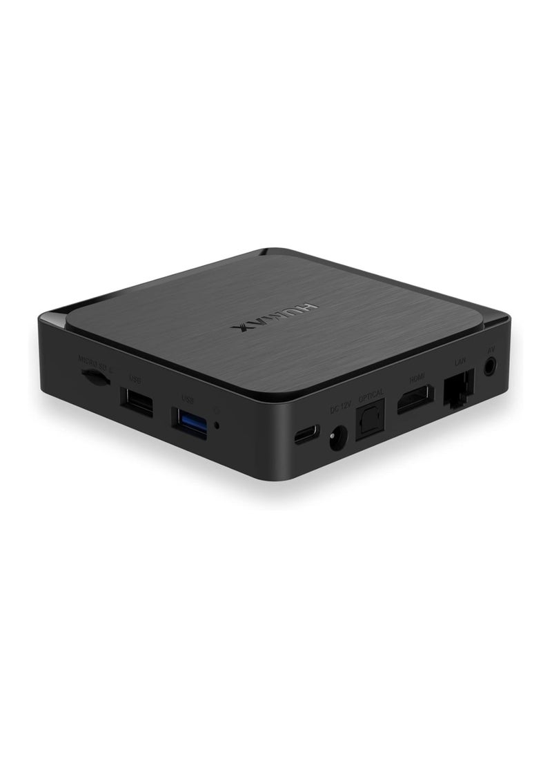 Humax - Humax A1 4K Android TV 11 TV Box with Google Voice Assistant Built-in Netflix Prime Video Disney+, WiFi 5 Bluetooth SD Card SlotUSB 3.0, USB 2.0 - Image 1