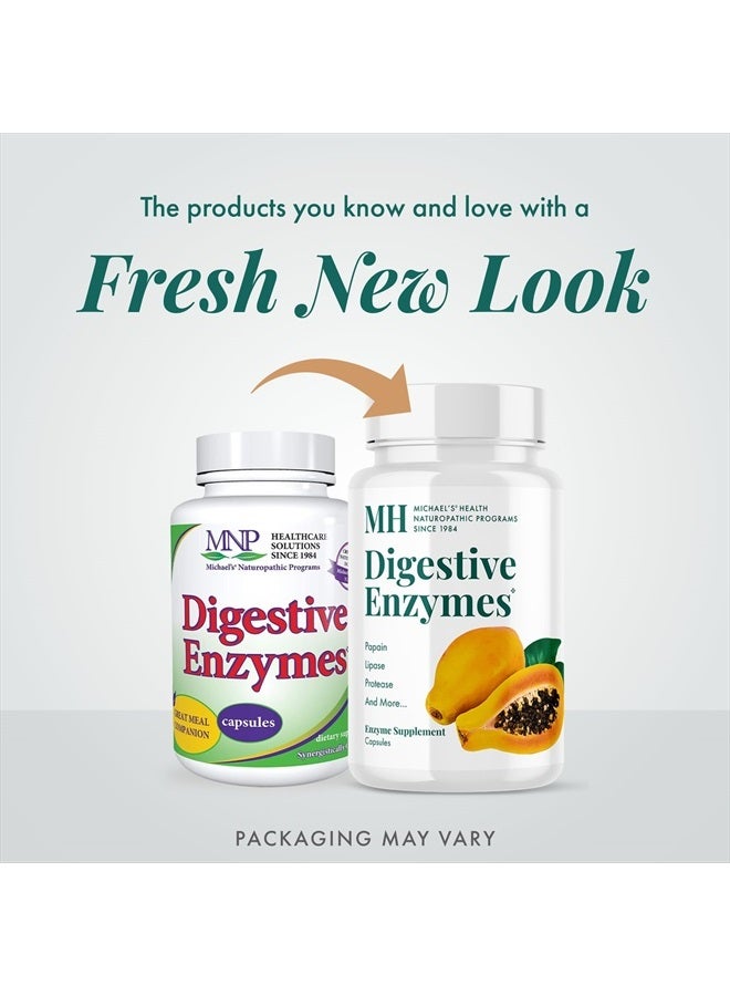 MICHAEL'S Health Naturopathic Programs Digestive Enzymes - 180 Capsules - Assists in Digesting Protein, Fats, Starch, Dairy & Carbohydrates - 60 Servings - Image 3