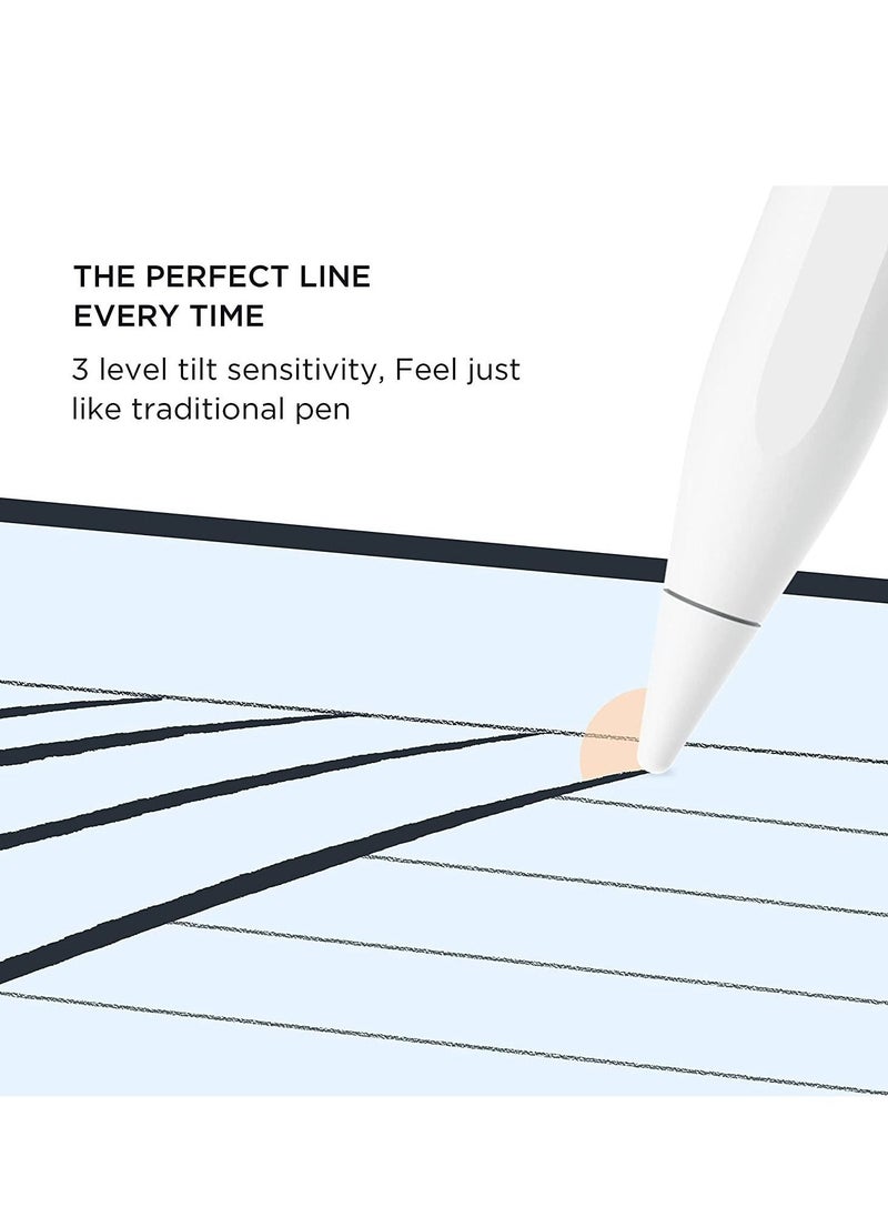 iPad Pen, Palm Rejection &Tilt G-senors Bluetooth Active Stylus Pencil for Apple iPad 2018-2023, Tablet Pen for iPad 6/7/8/9/10th Generation, iPad Pro 11/12.9 inch, Air 3/4/5, Mini 5/6 - Image 4