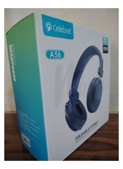 Celebrat a36 Headphone Color: Blue Music time: 12 hours Call time: 10 hours Standby time: 20 hours Charging time: about 2 hours Battery capacity: 250mAh Headphone drive unit: 40mm
