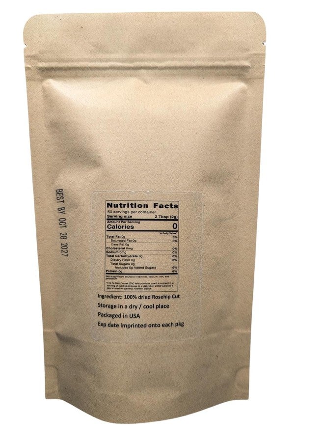 Nature Tea Rosehip - Rosa canina - 1 oz (28g) Sampler Size - Loose Seedless Cut by Nature Tea - Image 3