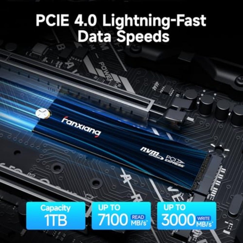 1TB NVMe SSD PCIe Gen 4 Gaming SSD for PS5 Up to 7100MB s M.2 2280 SSD Compatible with PS5 Storage Expansion Internal Solid State Drive for Gamers Professionals Creators S880E - Image 4