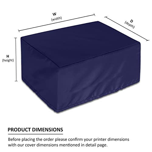 Cranique Dust Proof Nylon Printer Cover for Epson EcoTank All-In-One InkTank L3211 / L3216 / L3260 (Blue) - Image 4