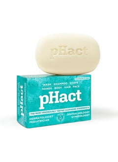 Andrew Lessman ANDREW LESSMAN pHact MoistureRich SoapFree Cleansing Bar Natural Skin pH FragranceFree All Skin Types  Even Sensitive Skin Hypoallergenic Dermatologist Tested 3Pack 425 oz Each 