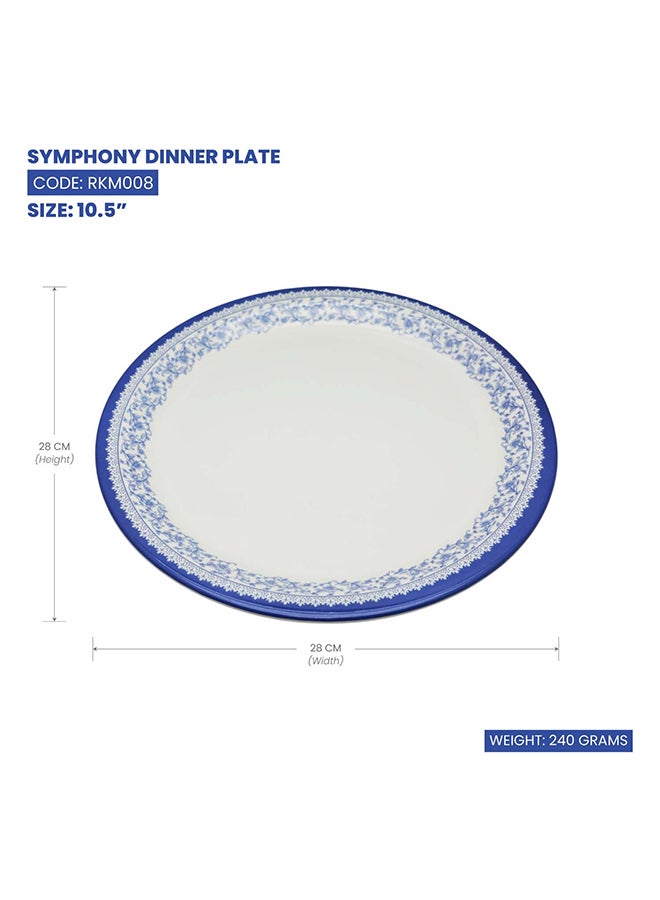 RK طبق عشاء ميلامين سيمفوني 10.5 إنش من آر كيه ميلامين - Image 2