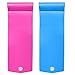 TRC Recreation Splash 125 Inch Thick Foam Swimming Pool Float Mat Large Adult Lounger with Builtin Roll Pillow 1 Bahama Blue 1 Flamingo Pink - Image 3