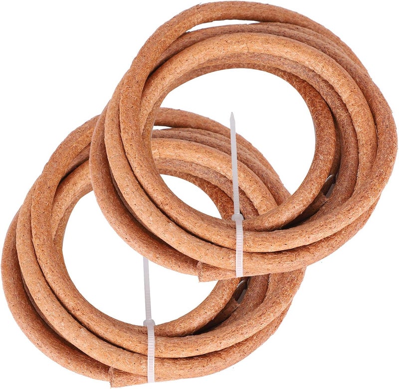 Leather Sewing Machine Belt, Treadle Sewing Machine Parts 2Pcs Sewing Machine Belts Leather Drive Treadle Parts Replacement Sewing Machine Belt with Crochet for Home - Image 4