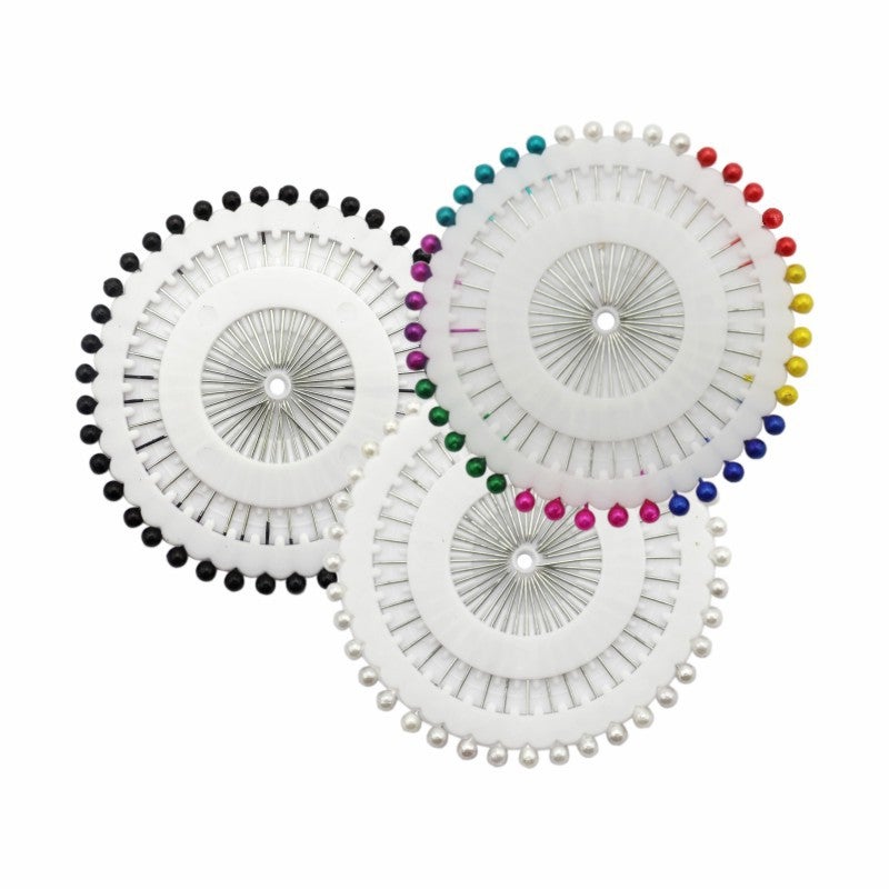 White Pin Bead Needle Positioning Needle Fixed Needle Clothing Vertical Cutting Needle Pearl Type Bead Needle Multicolor Bead Needle 12 Pieces - Image 4
