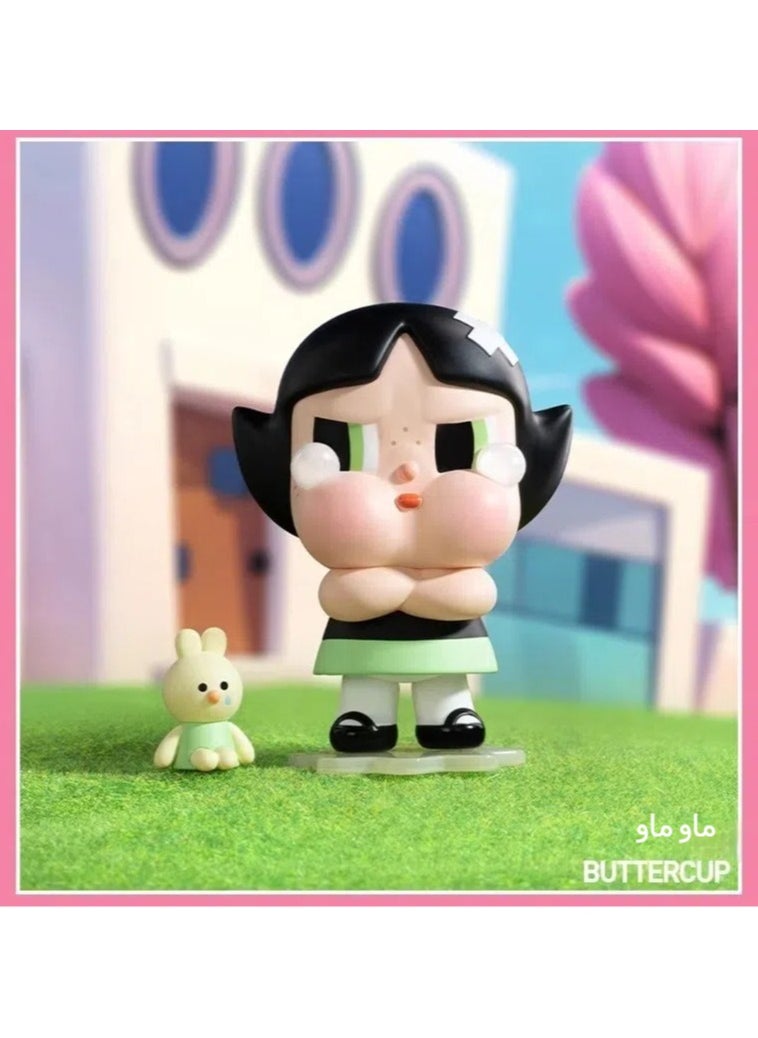 General Pop Mart CRYBABY Powerpuff Girls Series Crying Baby New Display Figurine Cute Toy Figure Single Blind Box  - Image 3