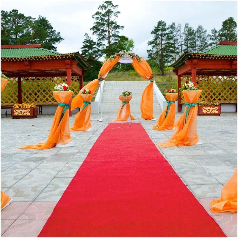 BPA® Red Carpet Runner - Runner - Essential Hollywood and Christmas Party Decoration, Runway Rug, Suitable for Indoor or Outdoor Party Decoration - Red, 3 x 100 Feet (40gsm Thickness) - Image 2