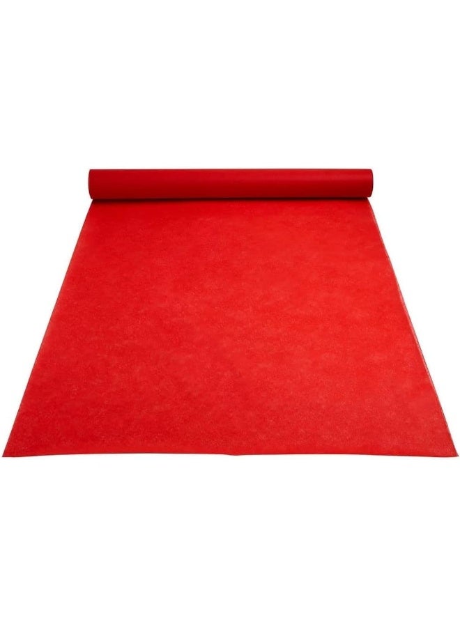 BPA® Red Carpet Runner - Runner - Essential Hollywood and Christmas Party Decoration, Runway Rug, Suitable for Indoor or Outdoor Party Decoration - Red, 3 x 100 Feet (40gsm Thickness) - Image 3