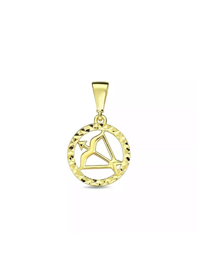 Ruby Art Gold 18K Pure Gold Pendant for Women Sagittarius sign -1.15 Gram - Image 1