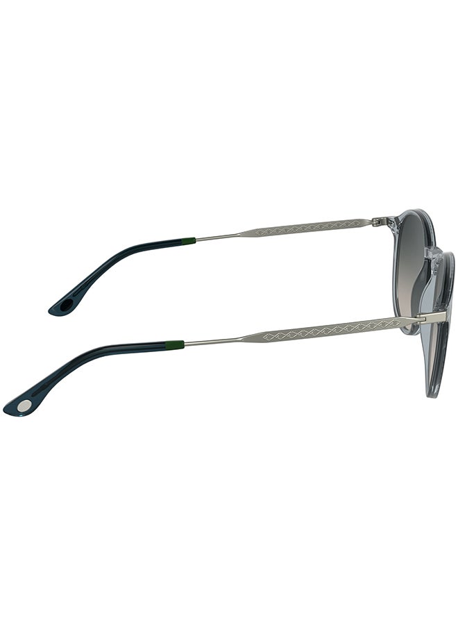 LACOSTE FULL RIM INJECTED LACOSTE SUNS L6061S 5219 (038) TRANPARENT LIGHT  GREY - Image 5