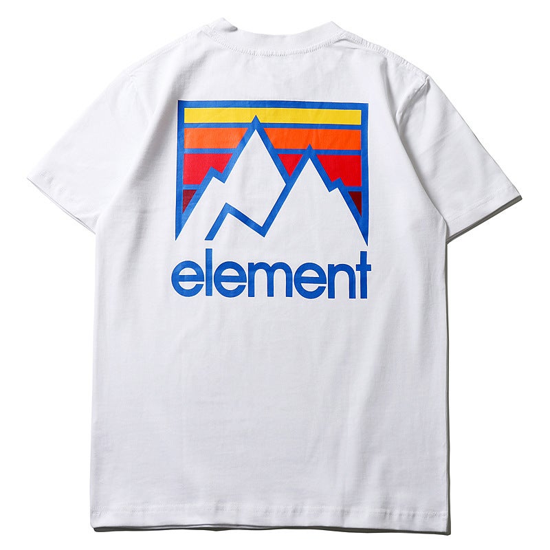 Generic Summer New Mens Tee American Brand Skateboard Shirt White - Image 1