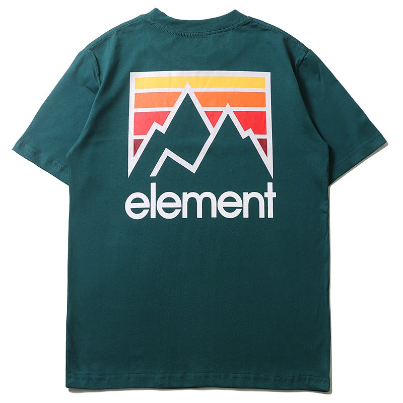 Generic Summer New Mens Tee American Brand Skateboard Shirt White - Image 2